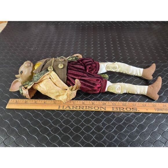 Mark Roberts Poseable Shelf Sitter Rabbit #B15 - Picture 6 of 7